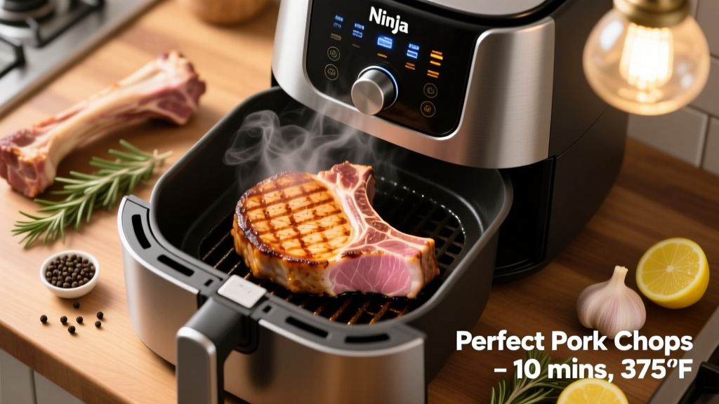 Perfect Pork Chops in Ninja Foodi Air Fryer