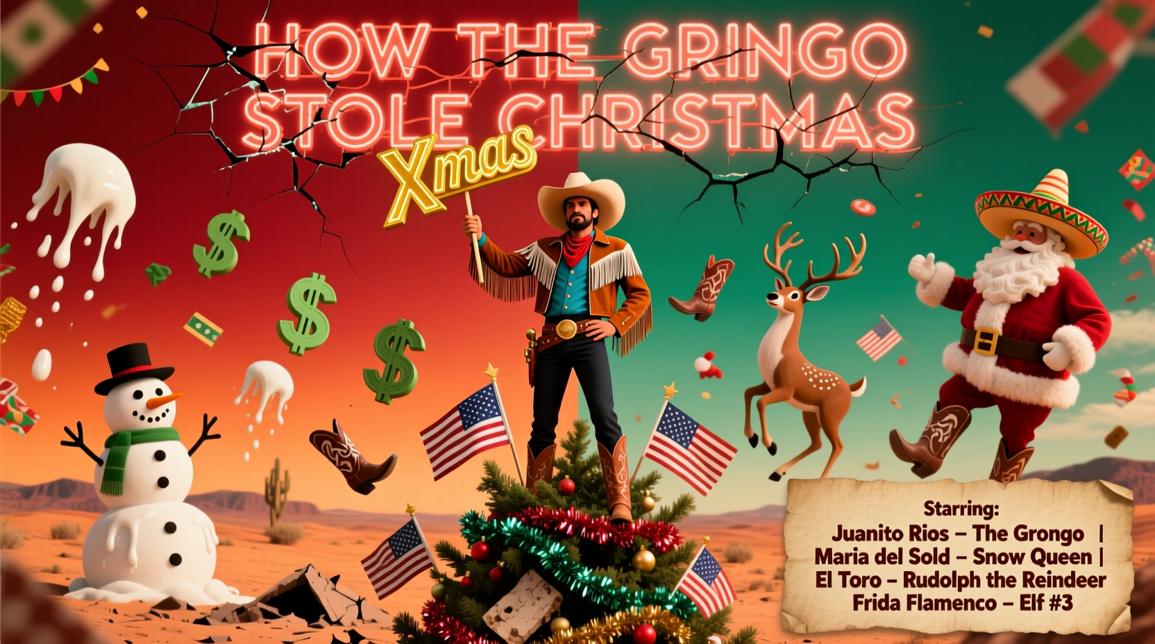 how the gringo stole christmas cast