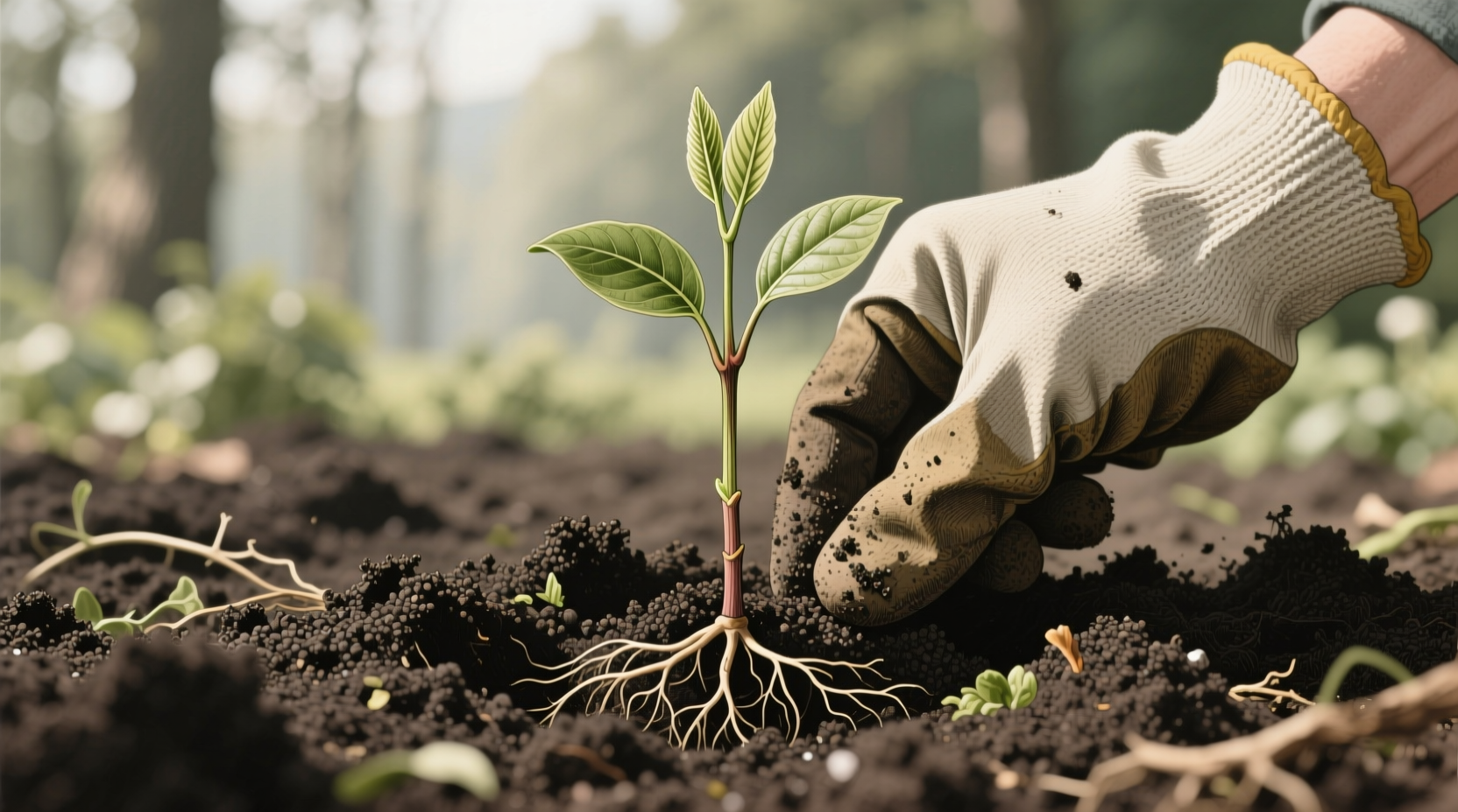 planting in topsoil