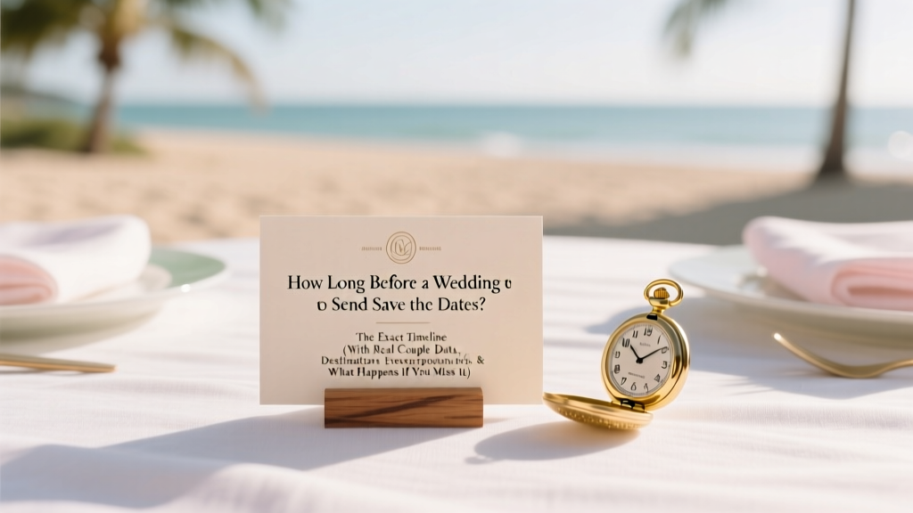 How Long Before A Wedding To Send Save The Dates (2026)