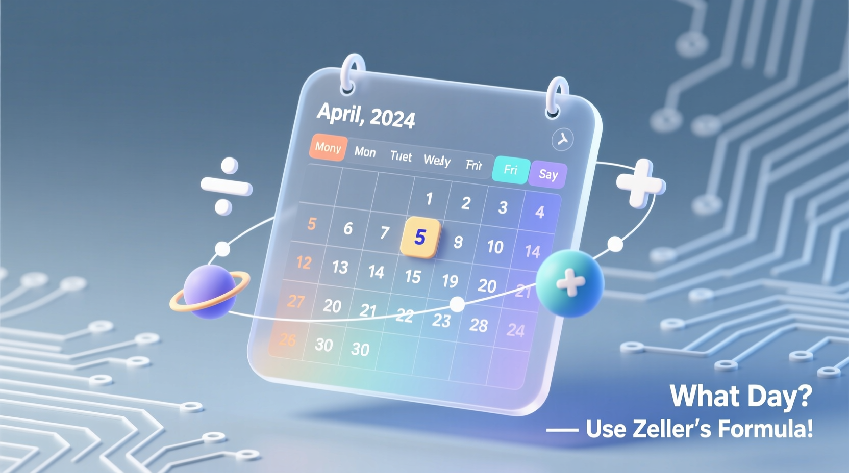 the best ways to figure out what day a date falls on