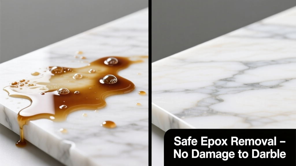 How to Remove Epoxy from Marble Safely