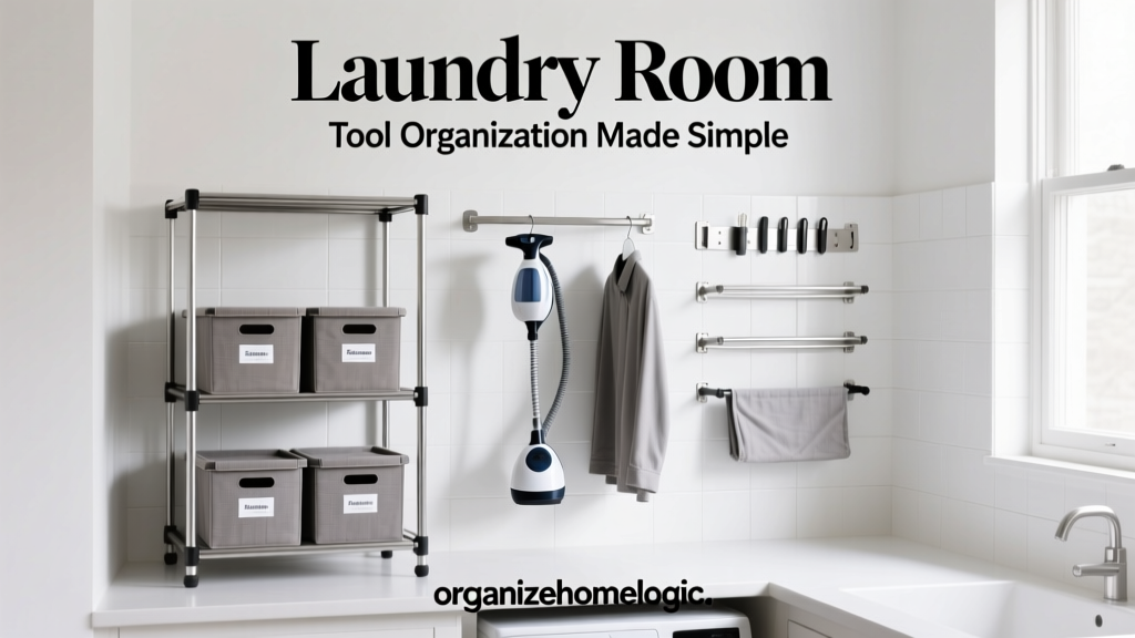 Laundry Room Tool Organization Made Simple
