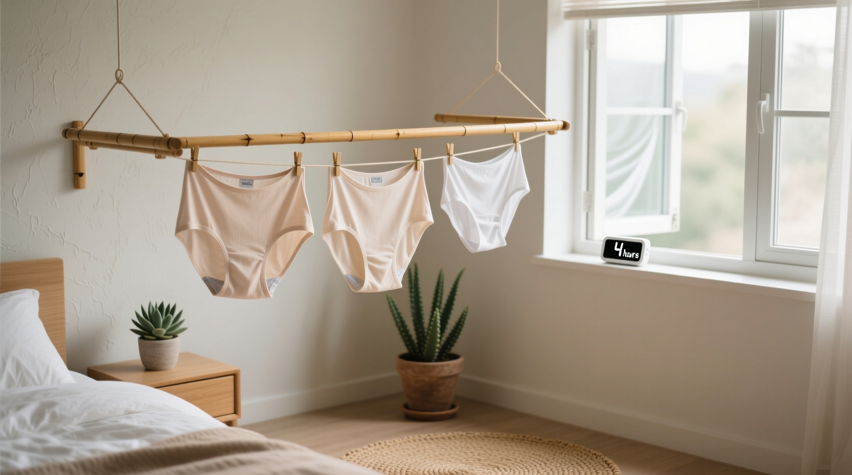 air drying underwear indoors safe or risky