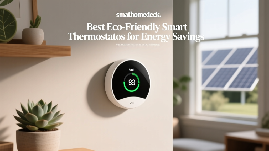 Best Eco-Friendly Smart Thermostats for Energy Savings