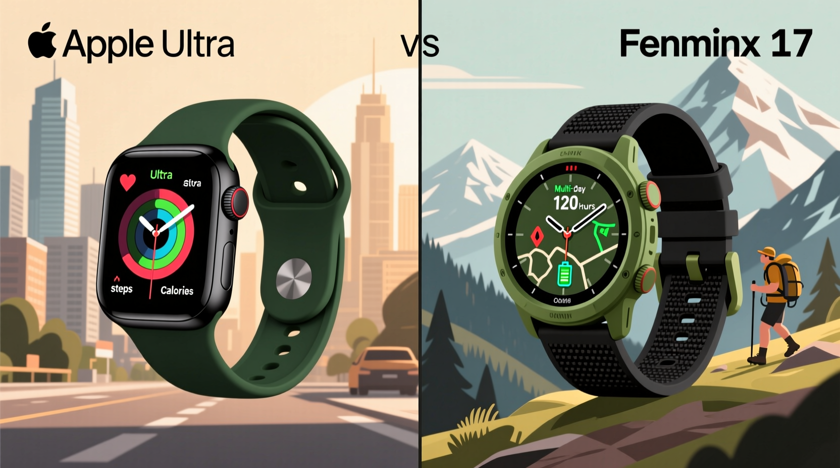 Apple Watch Ultra vs Fenix 7: Comfort-First Fitness Tracking