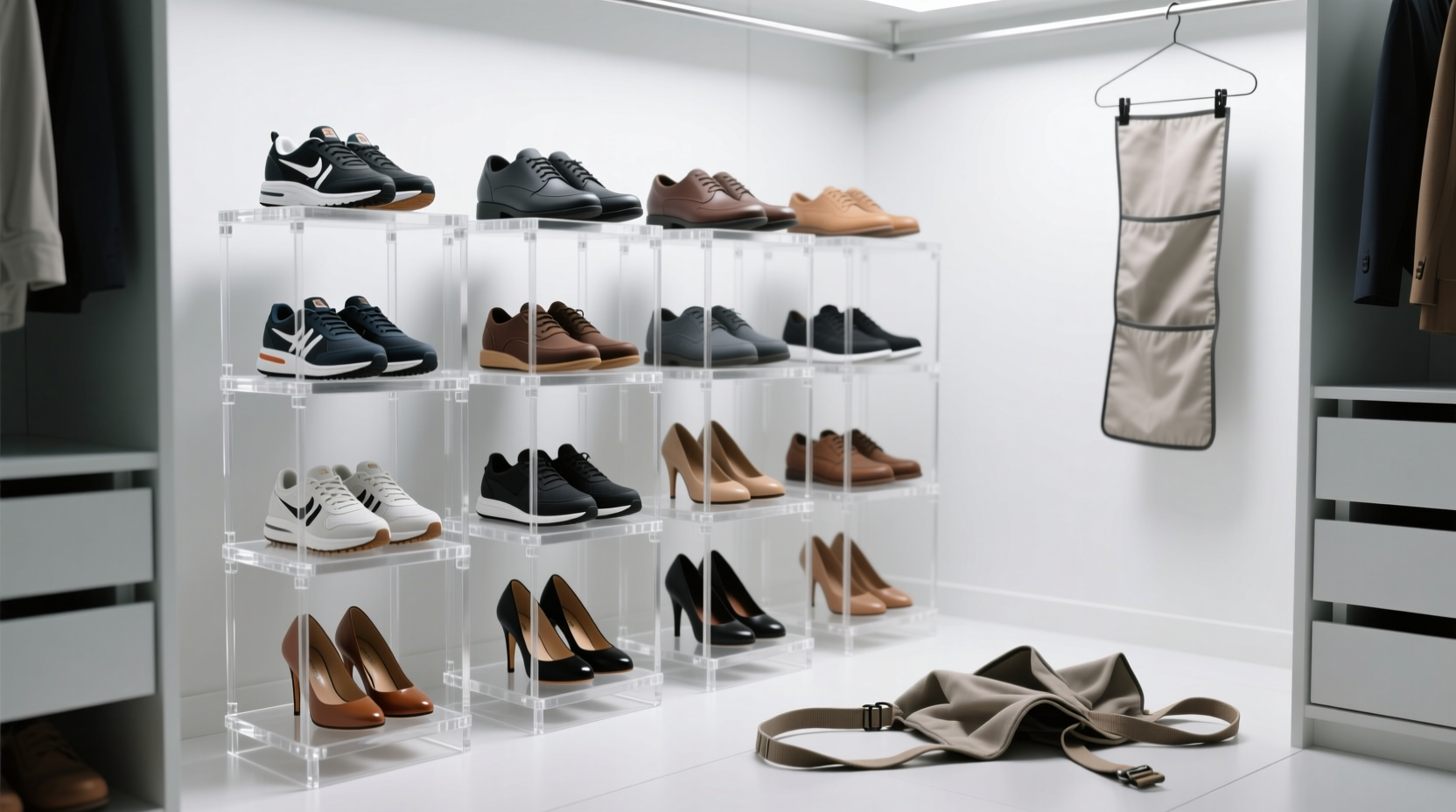 closet organization tips prevent heel deformation