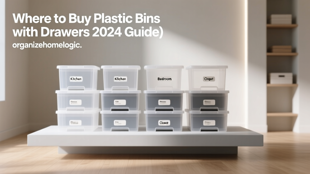 Where to Buy Plastic Bins with Drawers (2024 Guide)