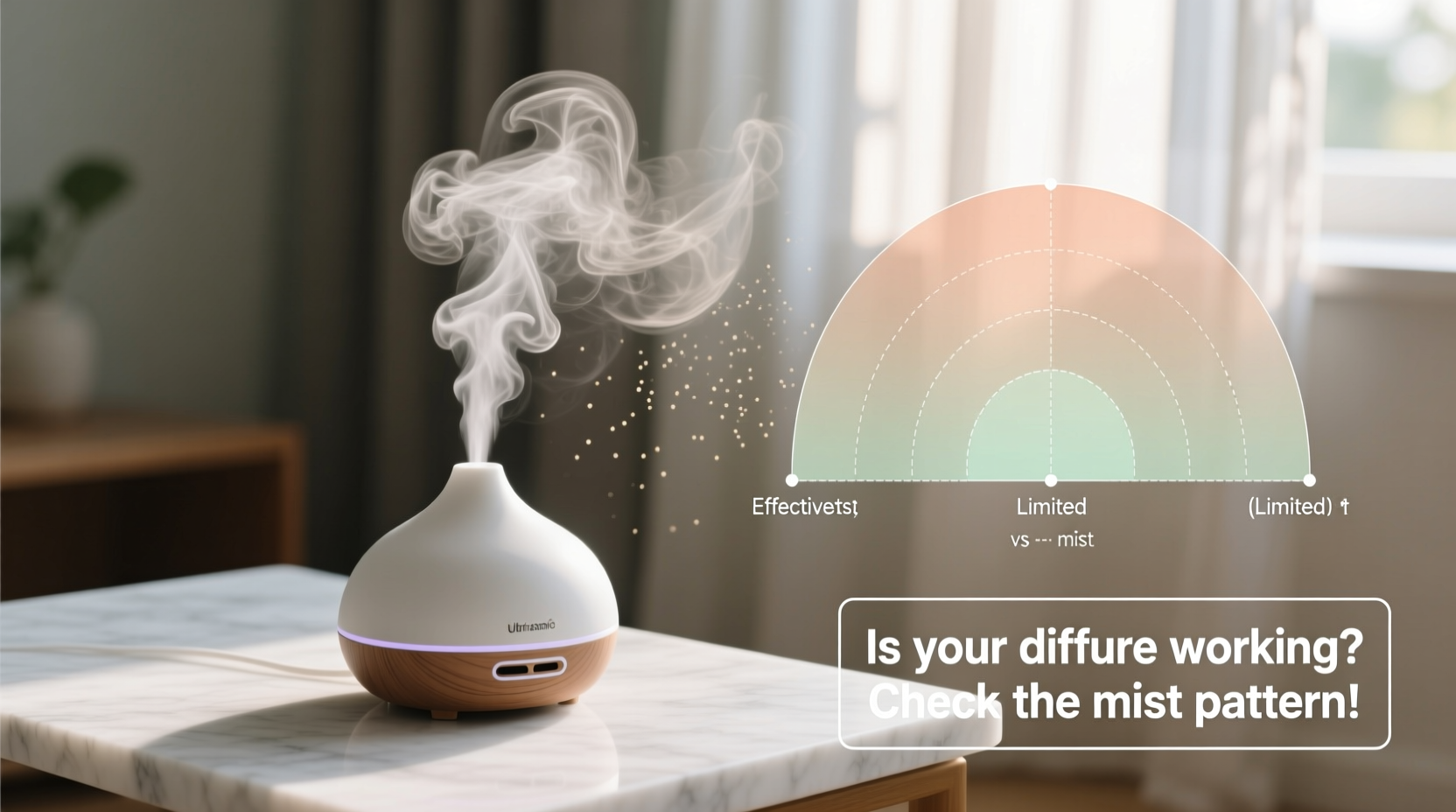 how to tell if your diffuser is spreading essential oils effectively