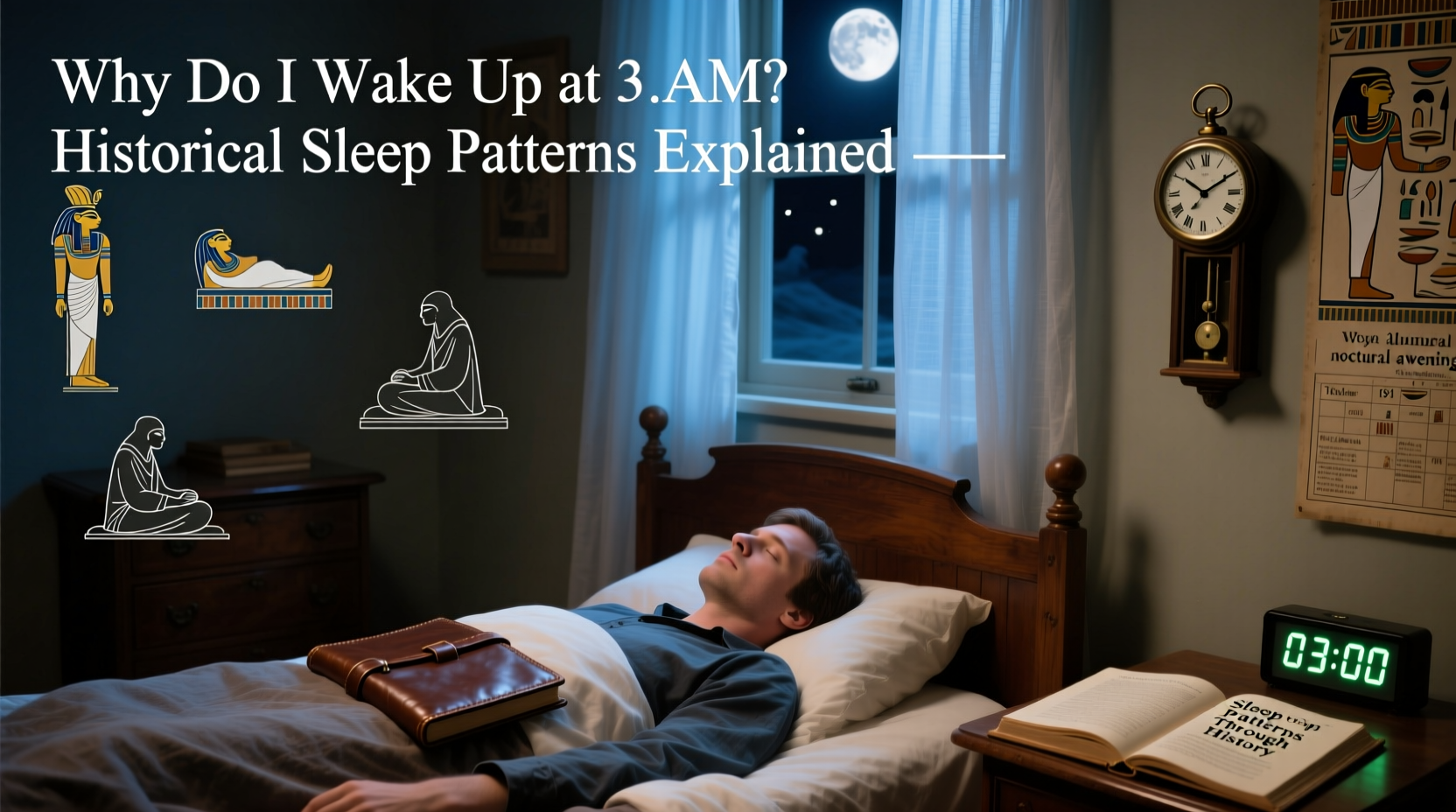 why do i wake up at 3am every night historical sleep patterns explained