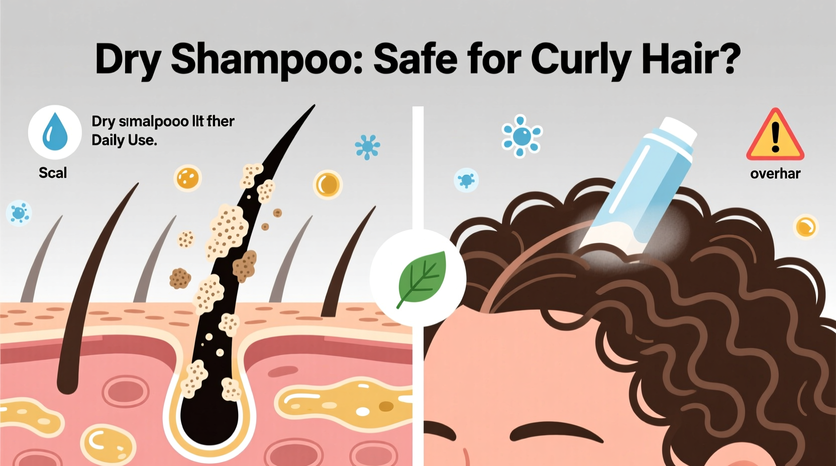 does dry shampoo cause buildup or is it safe for daily use on curly hair