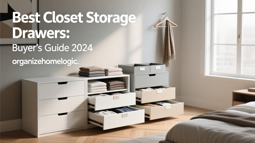 Best Closet Storage Drawers: Buyer’s Guide 2024