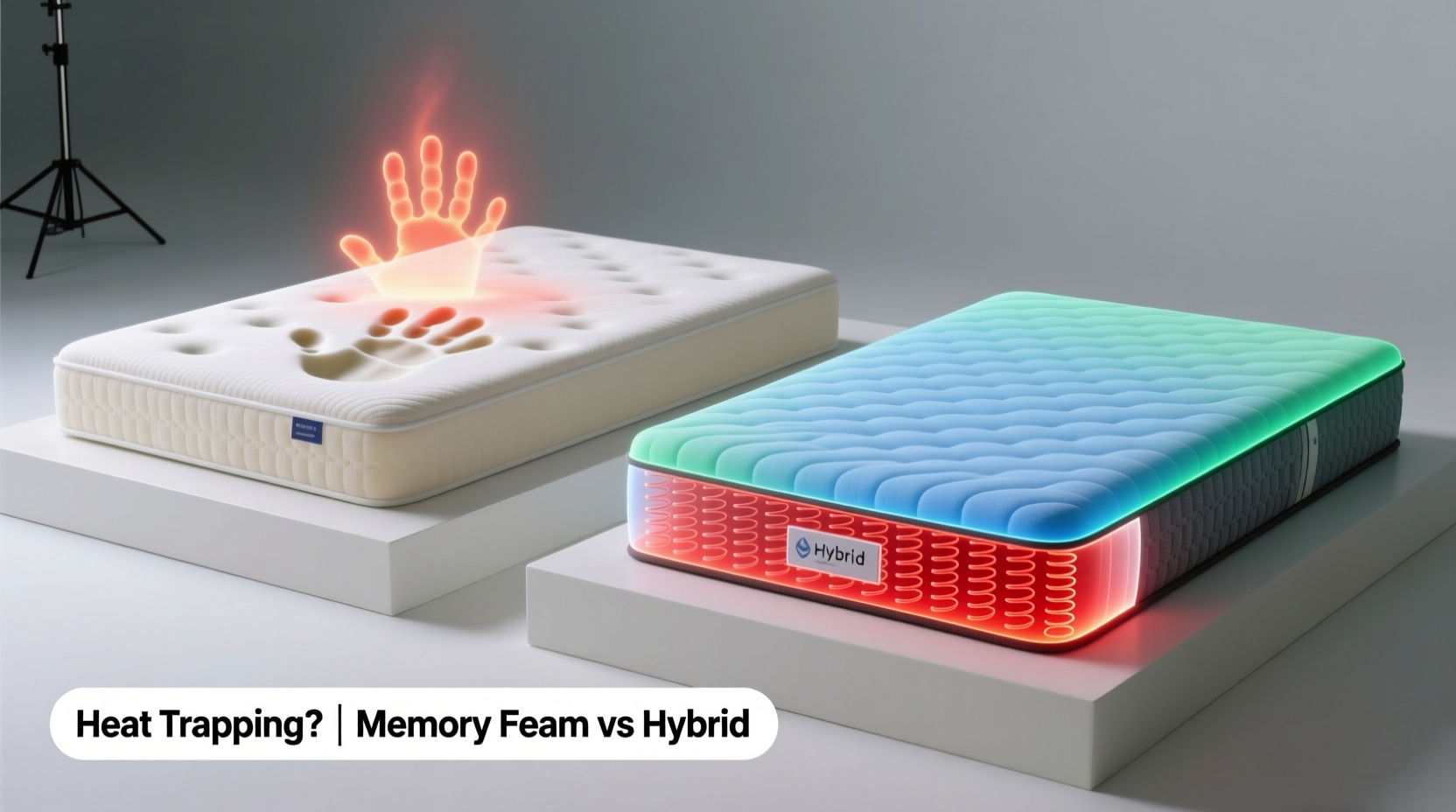 memory foam vs hybrid mattress does foam really trap too much heat
