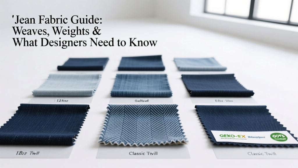 Jean Fabric Guide: Weaves, Weights & What Designers Need to Know