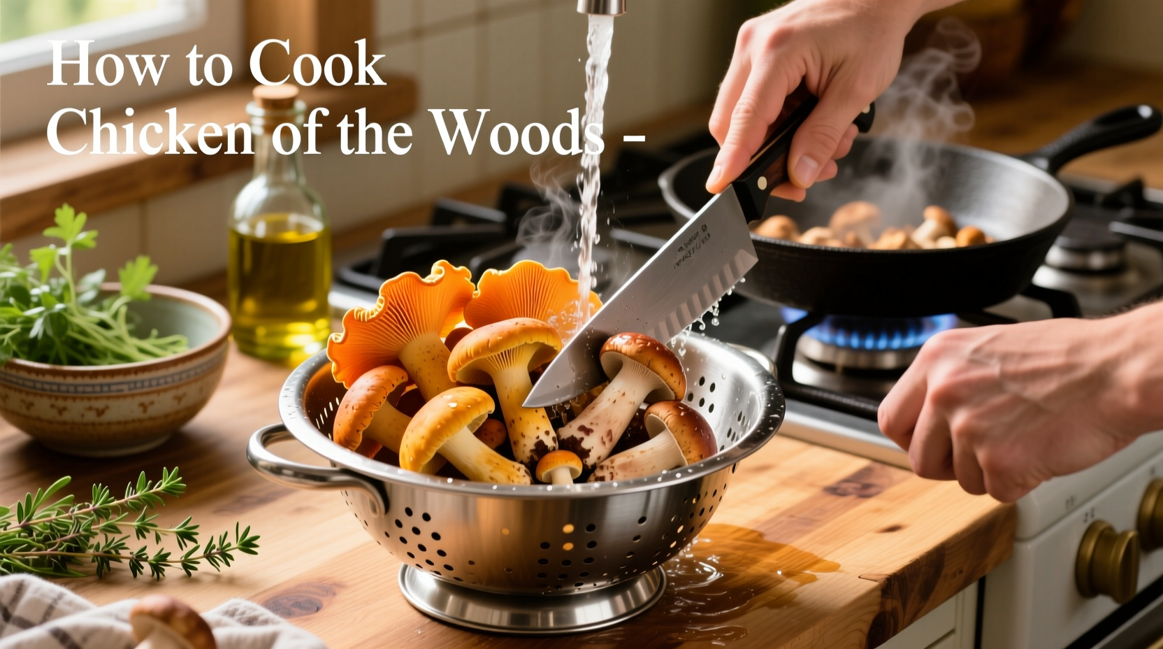 how to cook chicken of the woods