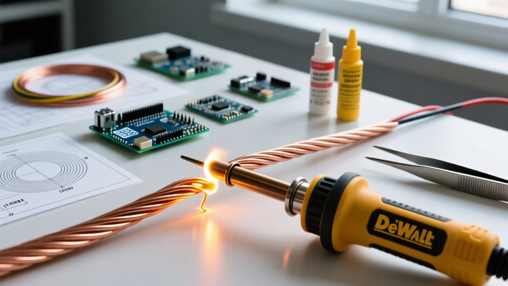 Mastering Heavy-Gauge Wiring With a DeWalt Soldering Iron