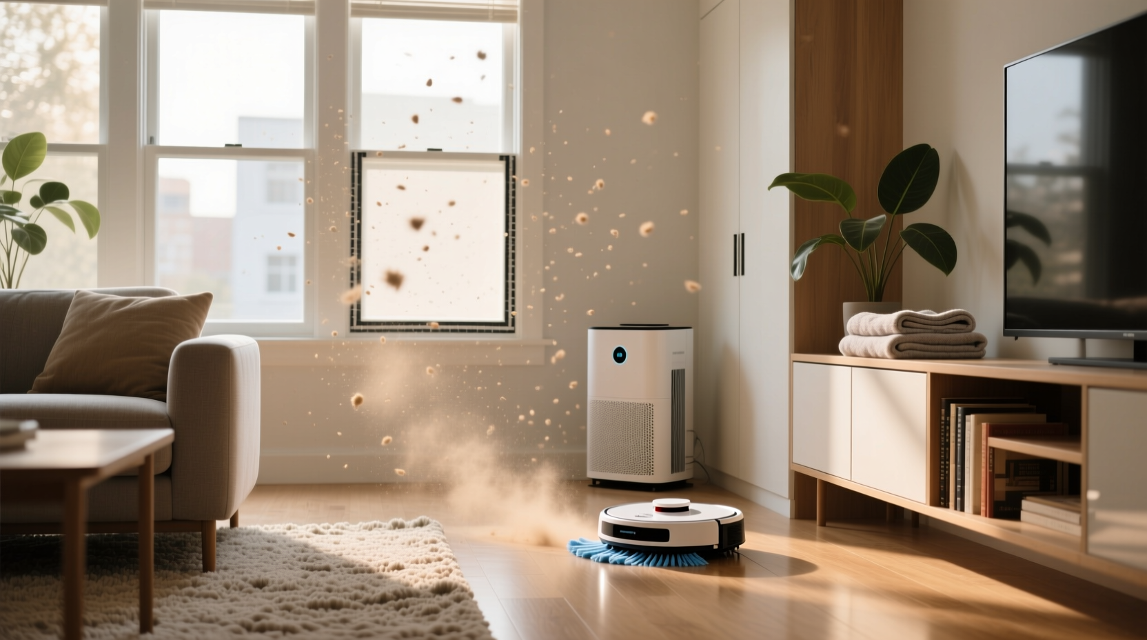 how to prevent dust from settling in your home