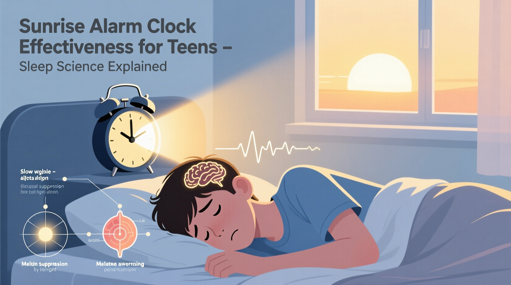 is a sunrise alarm clock effective for waking up groggy teens sleep science explained