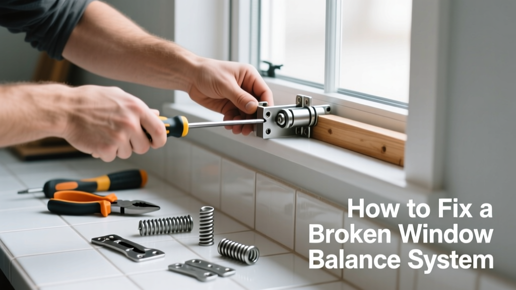 How to Fix a Broken Window Balance System