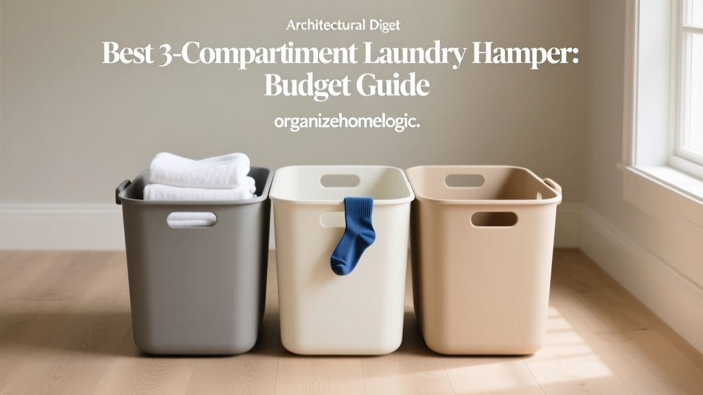 Best 3-Compartment Laundry Hamper: Budget Guide