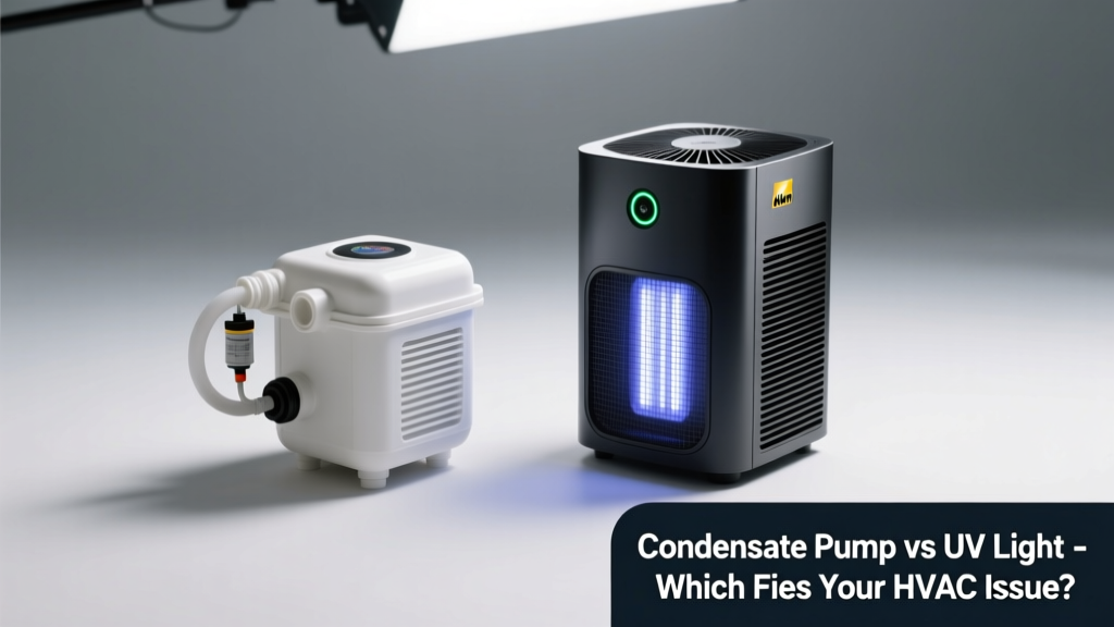 Condensate Pump vs UV Light: Which Fixes Your HVAC Issue?