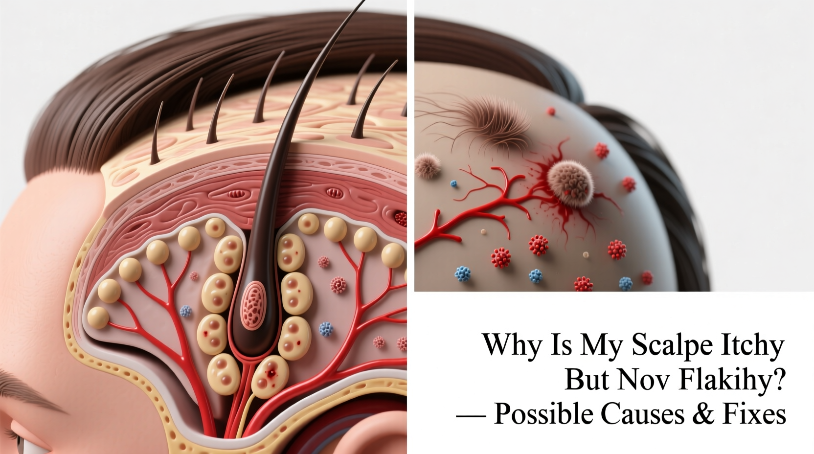 why is my scalp itchy but not flaky possible causes and fixes