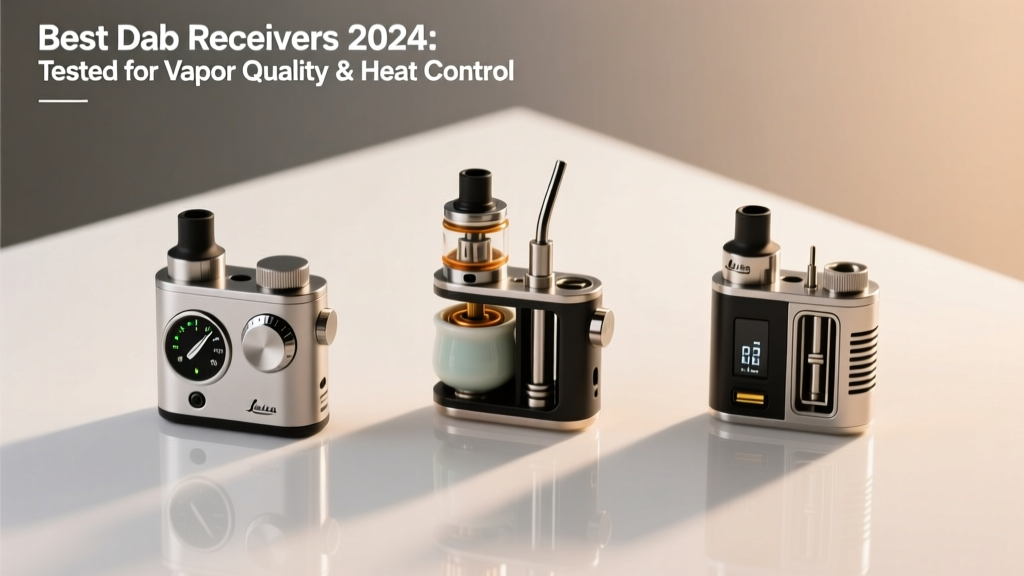 Best Dab Receivers 2024: Tested for Vapor Quality & Heat Control