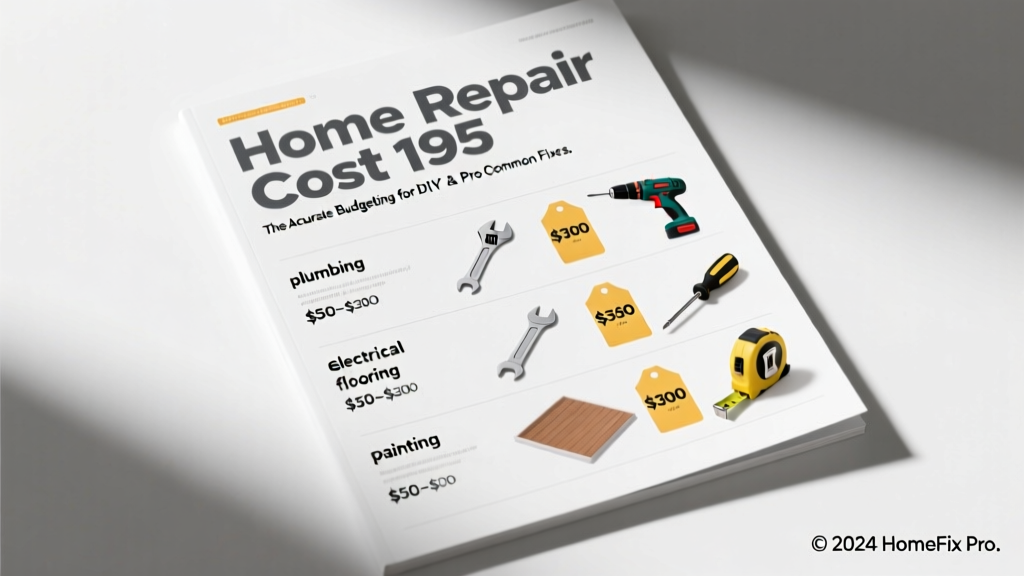 Home Repair Cost 195: Price Guide for Common Fixes