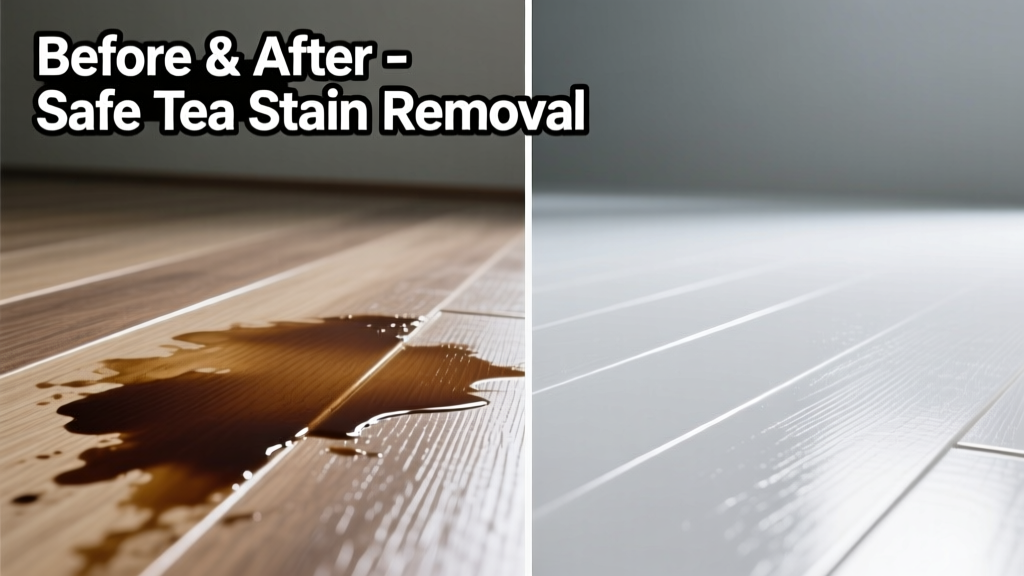 How to Remove Tea Stains from Vinyl Flooring Safely