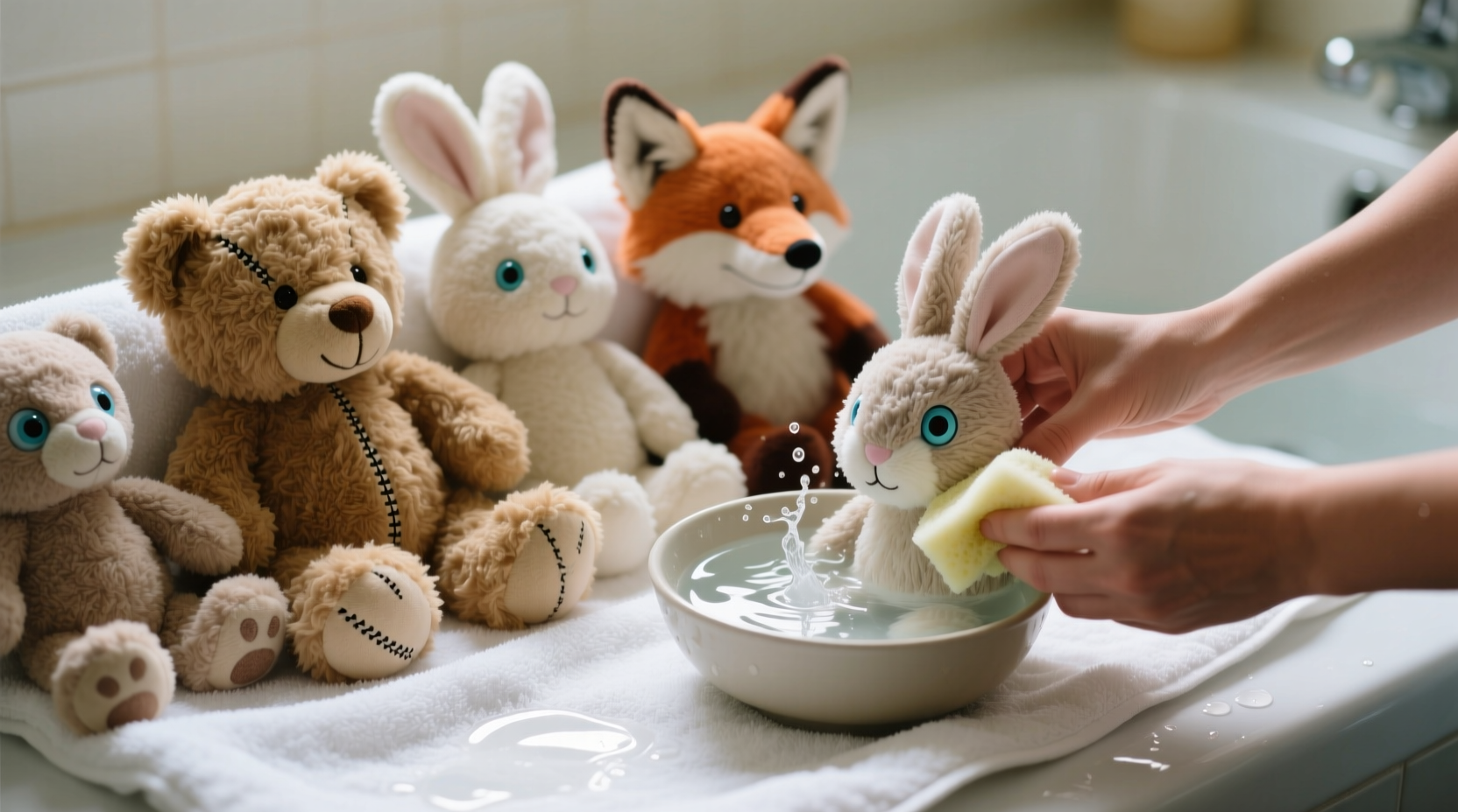 cold water wash vs steam for stuffed animals