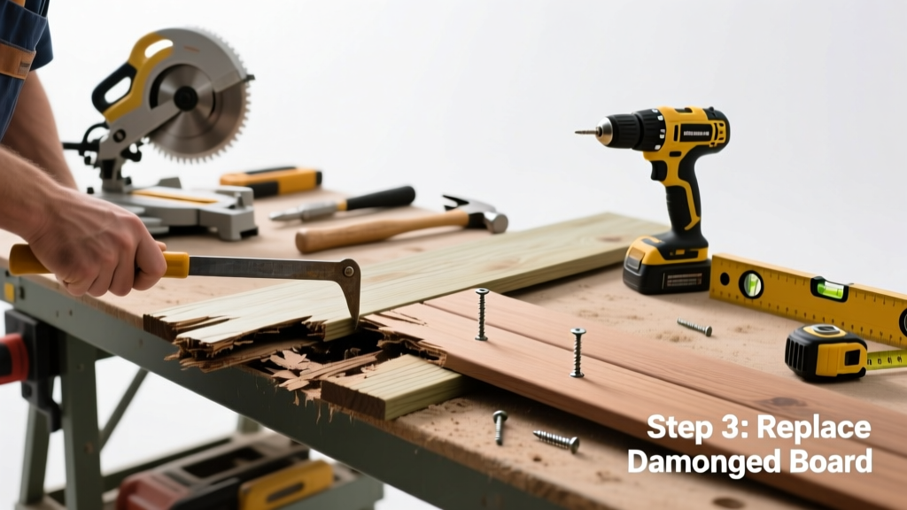 How to Fix Rotting Deck Boards: Step-by-Step Repair