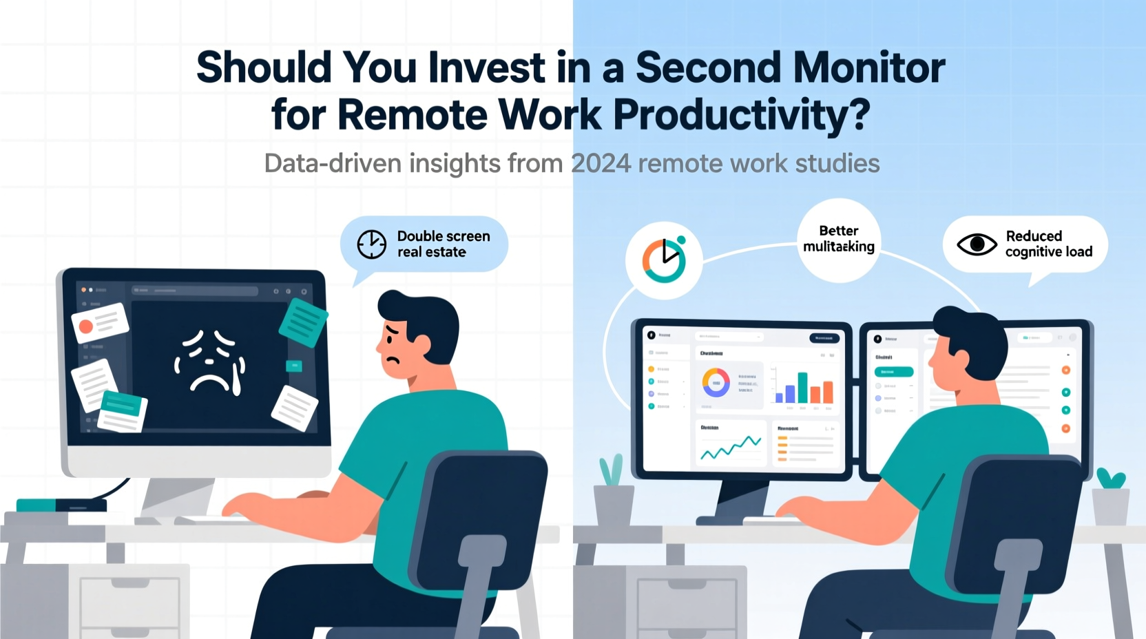 should you invest in a second monitor for remote work productivity