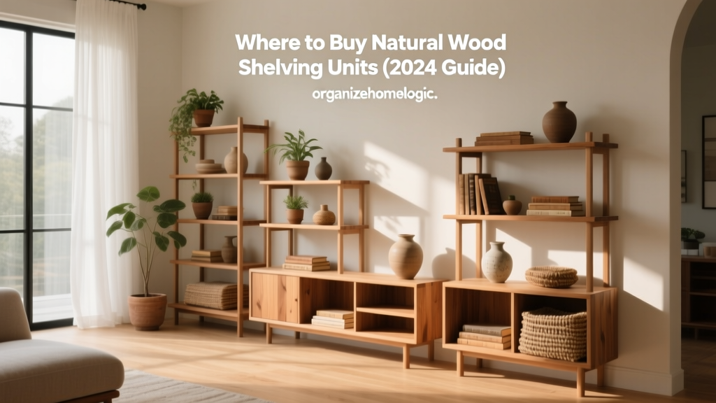 Where to Buy Natural Wood Shelving Units (2024 Guide)