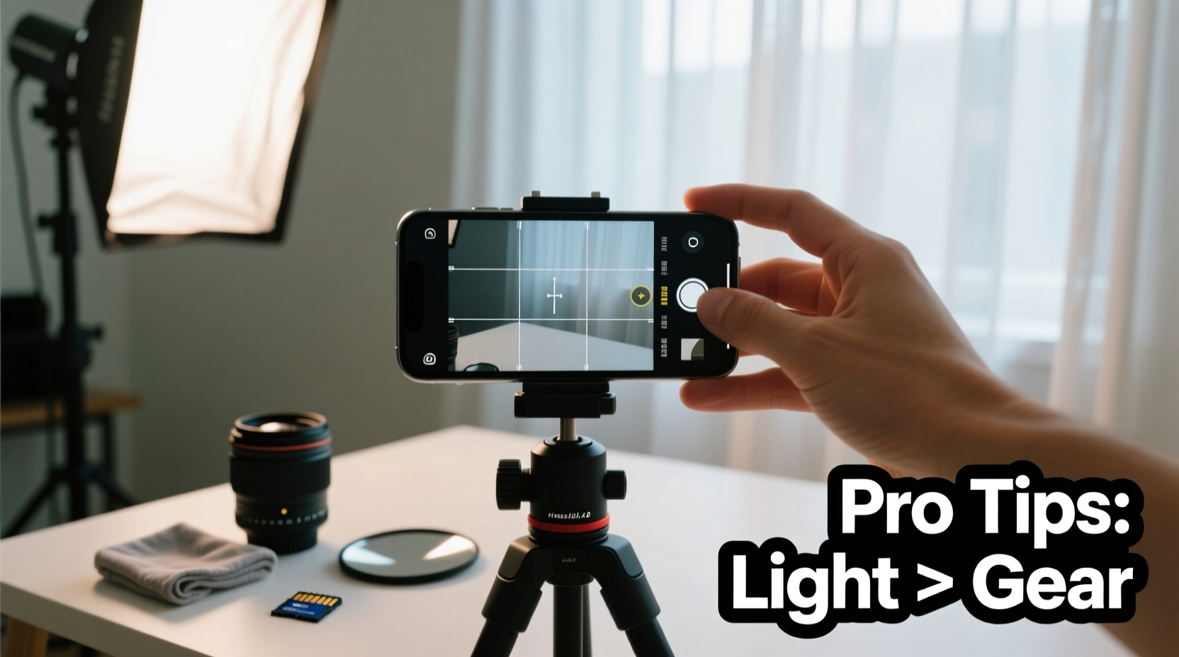 how to take professional looking photos with just your smartphone