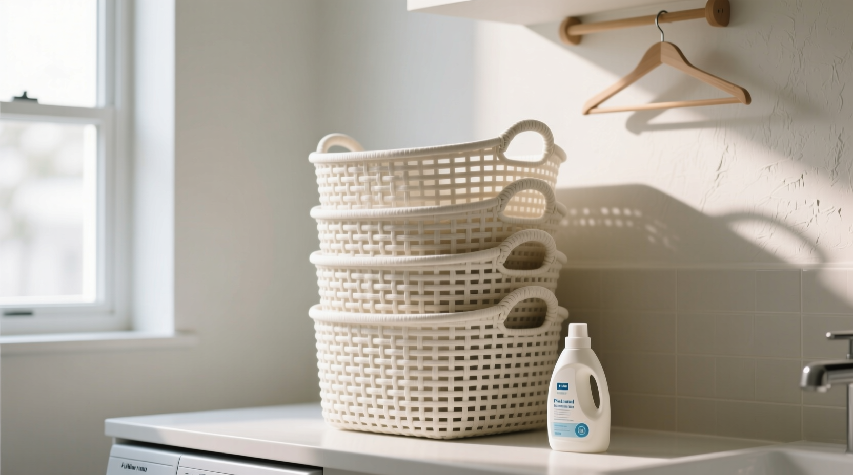how to clean woven polypropylene laundry baskets