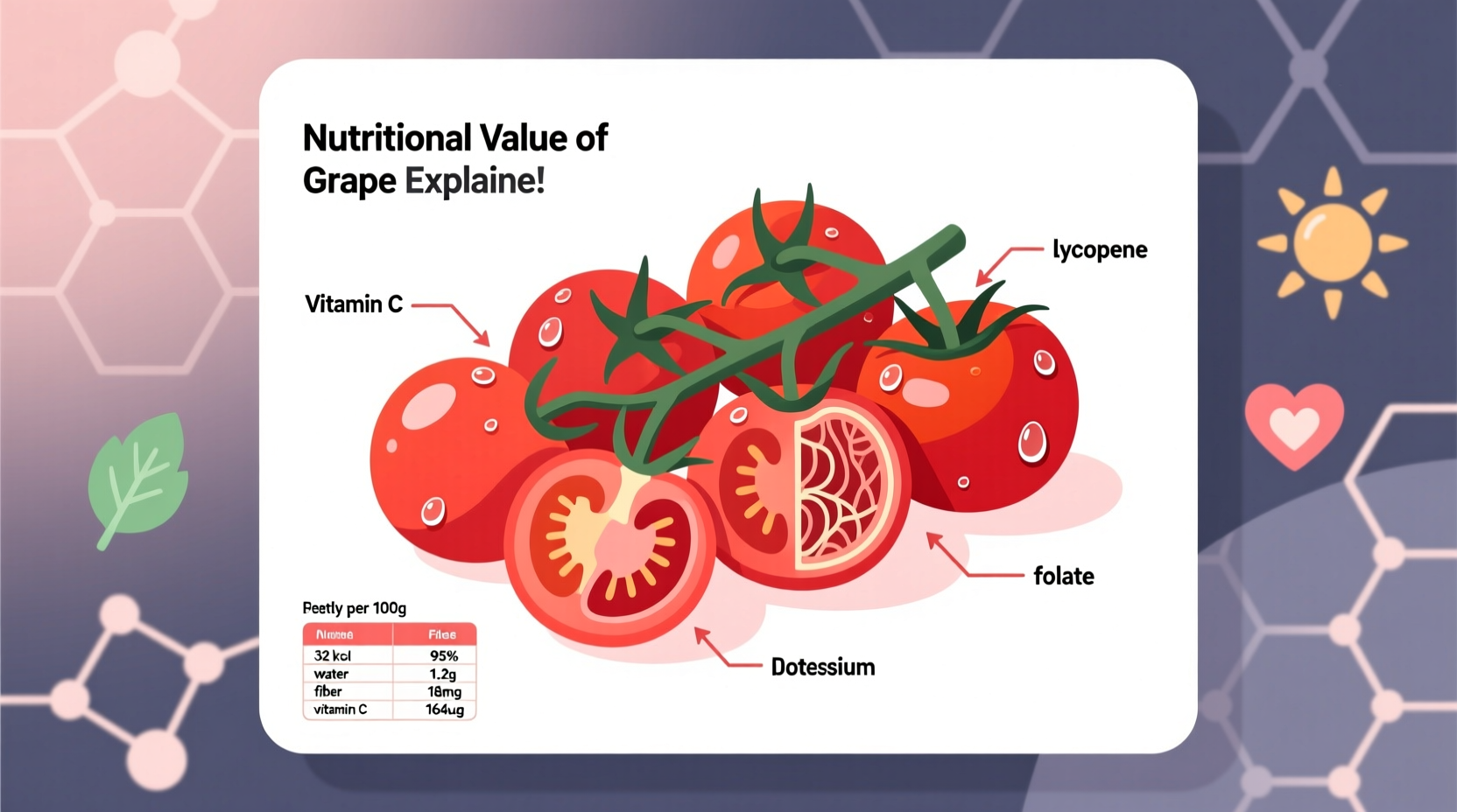 nutritional value of grape tomatoes explained