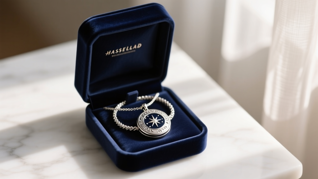 Anti-tarnish velvet jewelry box containing a neatly coiled silver cancer zodiac locket necklace, illuminated by soft warm light.