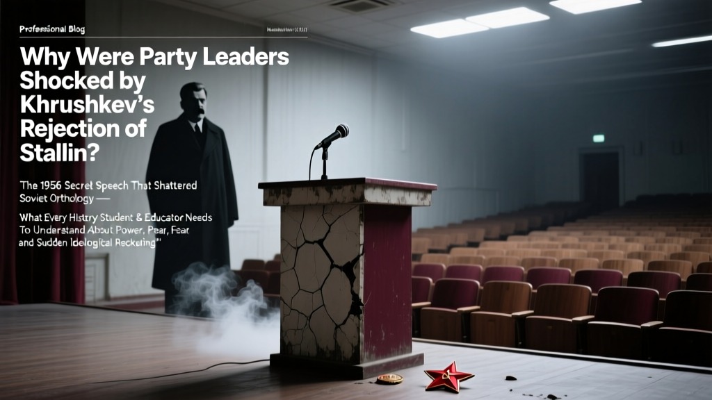 Krushchev and Stalin: Party Shock