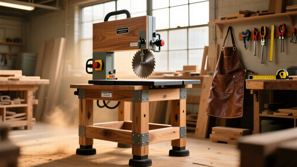 DIY Bandsaw Stand for Shop Stability & Safety