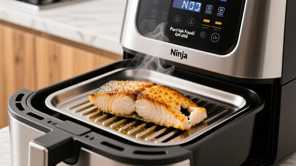 Crispy, Juicy Fish Fillets on Ninja Foodi Grill