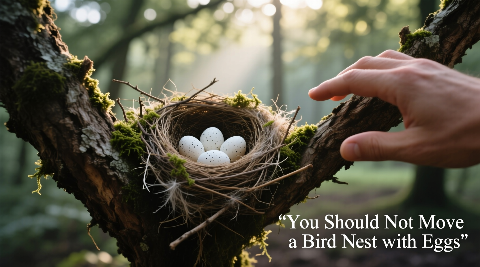 You Should Not Move a Bird Nest with Eggs