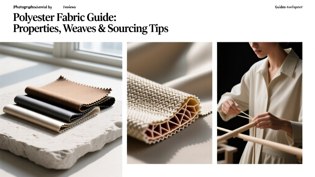Polyester Fabric Guide: Properties, Weaves & Sourcing Tips