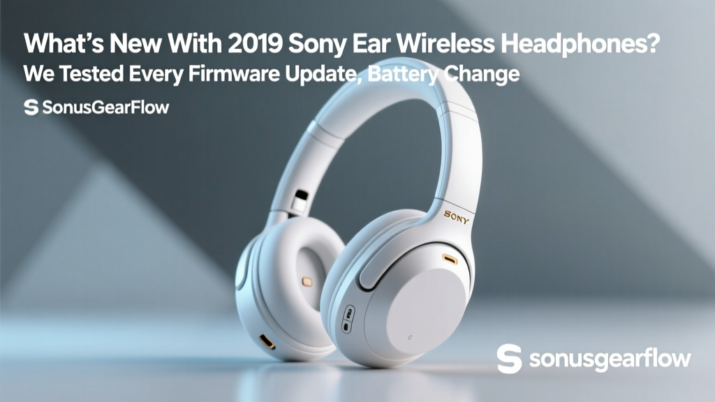 2019 Sony Earbuds: Real ANC & Battery Updates (2026)