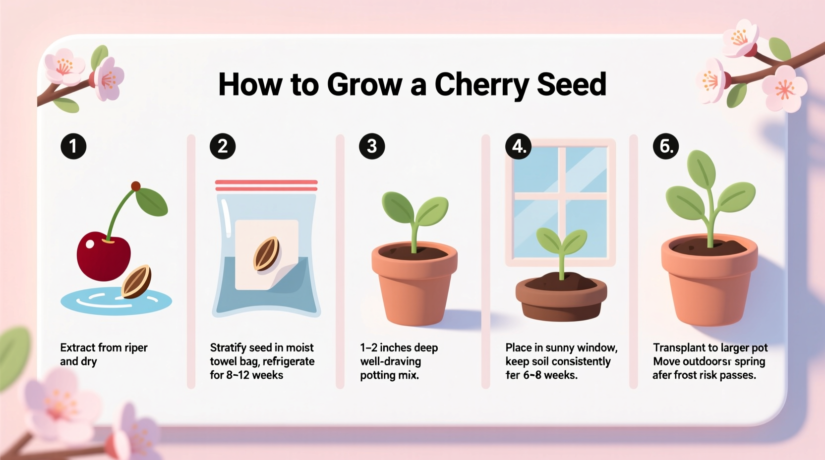 How to Grow Cherry Seeds: Complete Step-by-Step Guide