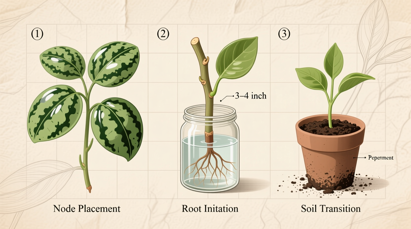 Propagate Watermelon Peperomia in 3 Steps | TheHomeSprouts