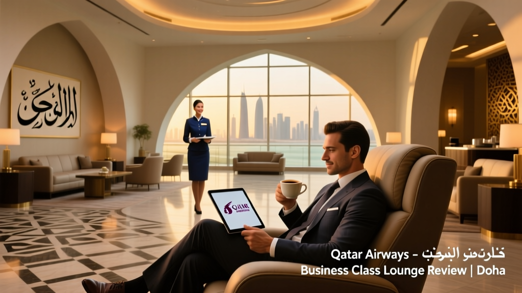 Qatar Airways Al Mourjan Business Class Lounge Review: Doha’s Flagship Pre-Flight Experience