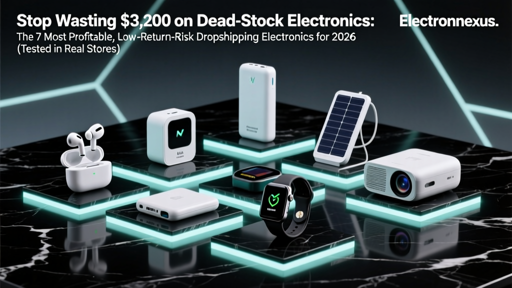Stop Wasting $3,200 on Dead-Stock Electronics: The 7 Most Profitable, Low-Return-Risk Dropshipping Electronics for 2026 (Tested in Real Stores)
