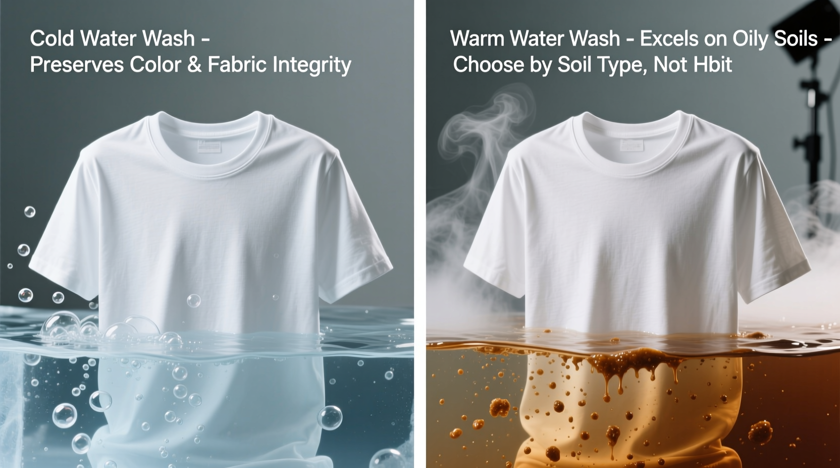 cold vs warm water wash which cleans better