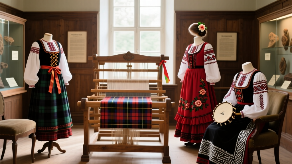 Scottish Tartan Weaving Loom Settings And Clan Color Authenticity