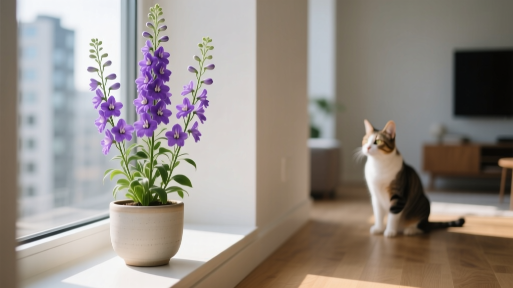 Delphiniums Indoors with Pets: Toxicity & Safe Setup